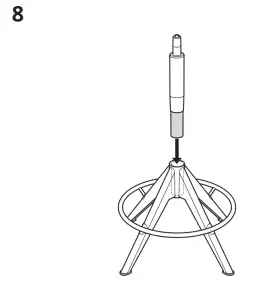 IKEA TROLLBERGET Active Sit Stand Support Grann Beige - fig21