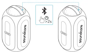 Soundcore A3390Z12 Rave Partycast Portable Bluetooth Speaker-Mode