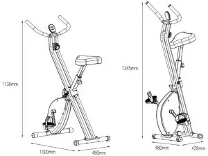 ITSU IS0149 Aire Fitness Machine Bike - Product Specification