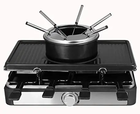emerio RG-124930 3 in 1 Eaclette Grill and Cheese Fondue