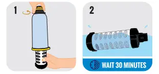 How to clean the Bottle when at home