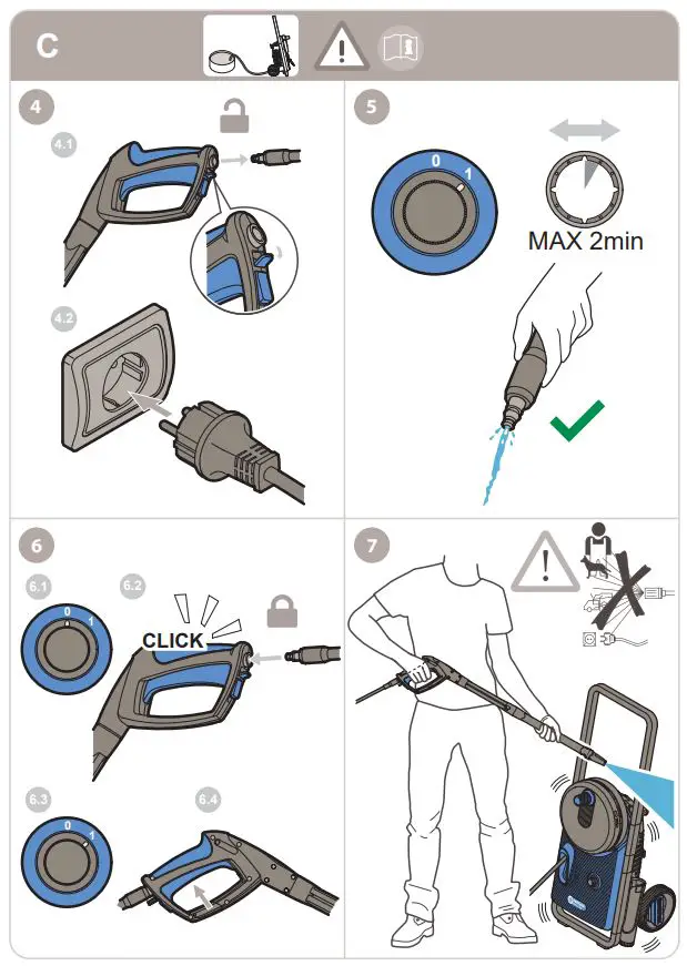 Nilfisk High Pressure Washer Core 140 In Hand Powercontrol - C 2