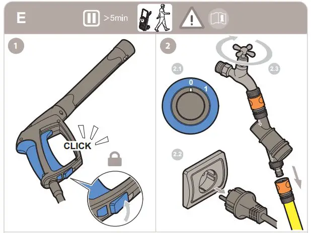 Nilfisk High Pressure Washer Core 140 In Hand Powercontrol - E 1