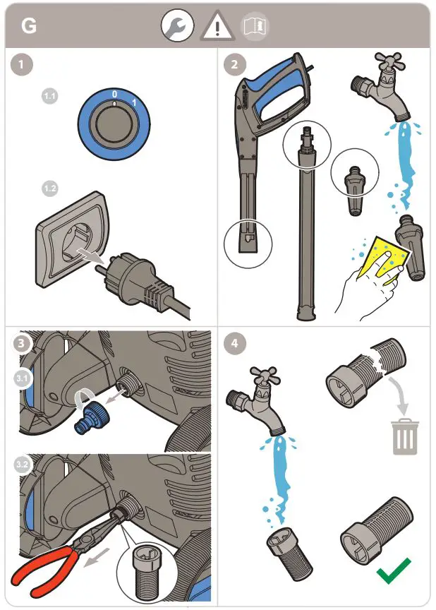 Nilfisk High Pressure Washer Core 140 In Hand Powercontrol - G 1