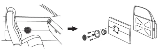 Nakamichi NSE1628 Car Audio Speaker FIG 4