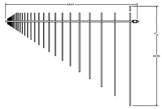 ETS-LINDGREN 3144 Log Periodic Dipole Array Antennas- Drawing 1
