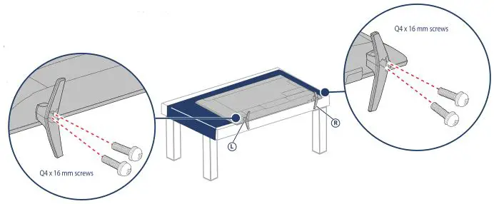 INSIGNIA LED TV 32 inch 60Hz - STANDS