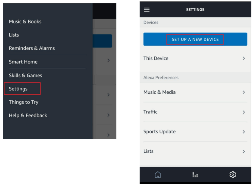 brisa Amazon Alexa App - Device