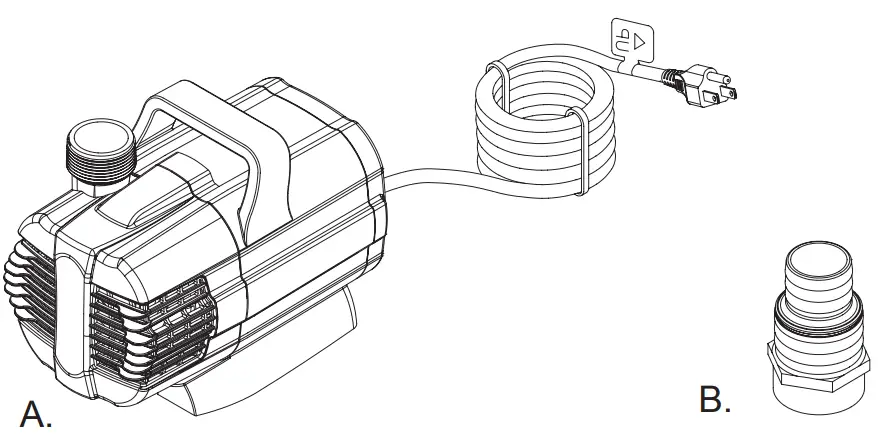 Oase 3700 5150 Waterfall Pump-fig2