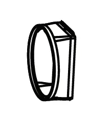 a close up of a stool