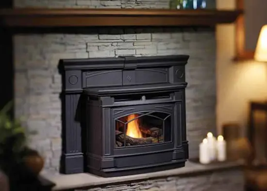 HAMPTON GCI60 Cast Iron Pellet Insert - 2