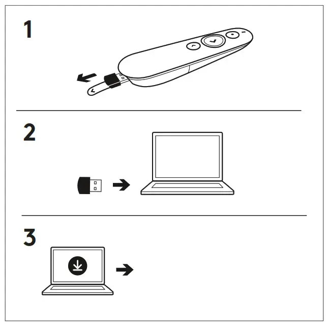 logitech 910-005389-18BE R500s Laser Presentation Remote- 1