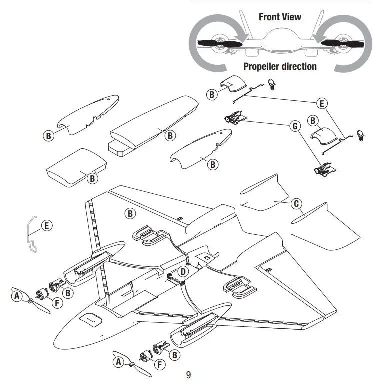 E-flite UMX Ultrix - Replacement Parts List 2