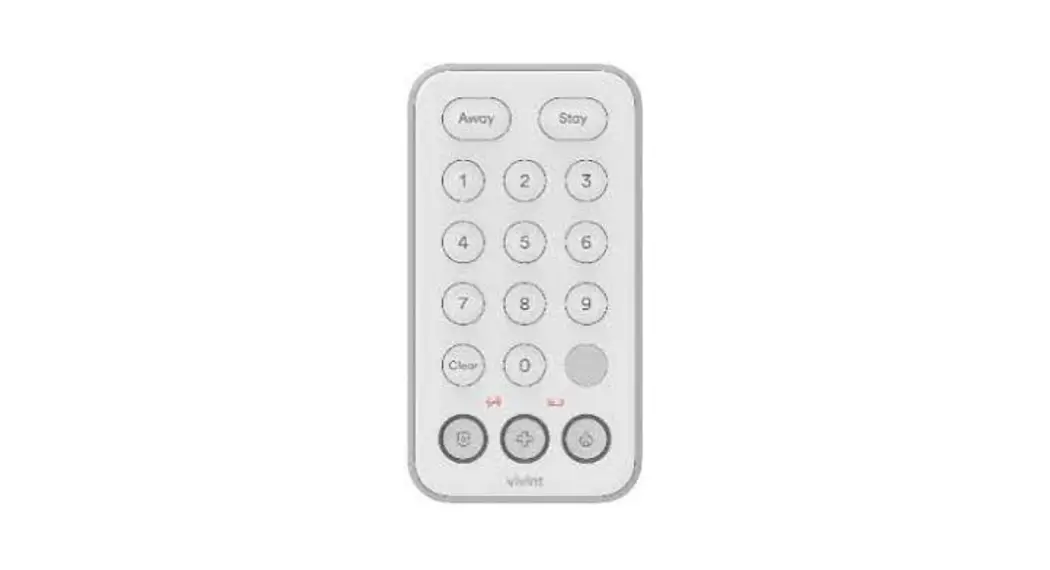 Vivint Vs-kpad01-001 Keypad Wireless Z-wave Control Device User Manual