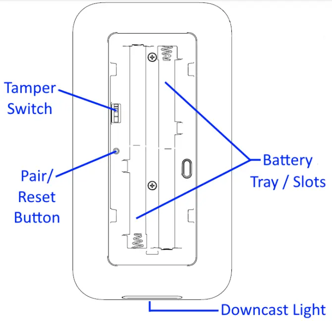 vivint VS KPAD01 001 Keypad Wireless Z Wave Control Device - Installation Instructions