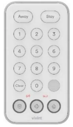 vivint VS KPAD01 001 Keypad Wireless Z Wave Control Device