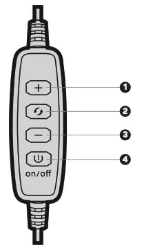 connect IT CLI 3000 LG Selfie Led Light With Remote Control - Each Part