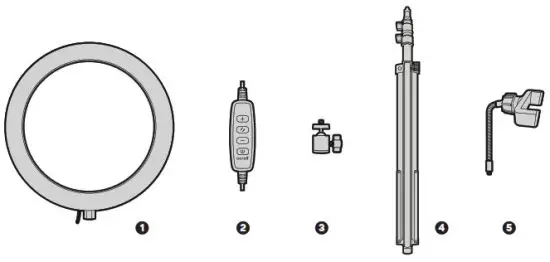 connect IT CLI 3000 LG Selfie Led Light With Remote Control - Package includes
