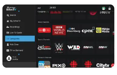 InfiniTV Amino Remote Controller FIG 5