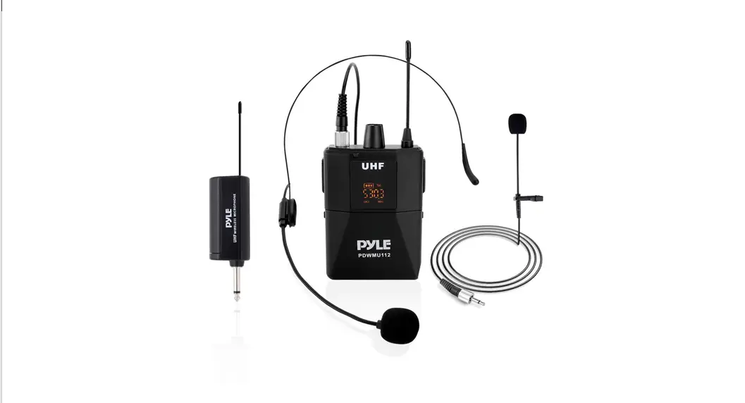 Pyle Pdwmu112 Uhf Wireless Microphone System User Manual