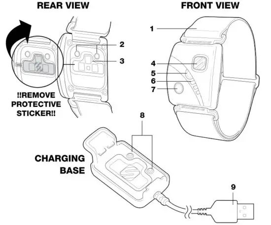 SCOSCHE RTHM24 Heart Rate Monitor and Biometric Sensor - figure 1