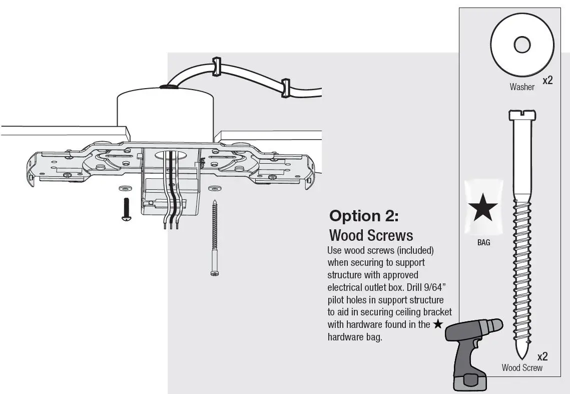 Hunter 51647 Kennewick 52-in Matte Black LED Indoor Flush Mount Ceiling Fan-fig8