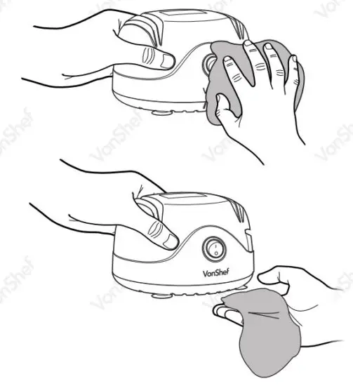 VonShef 2013247 Electric Knife Sharpener - BEFORE FIRST USE
