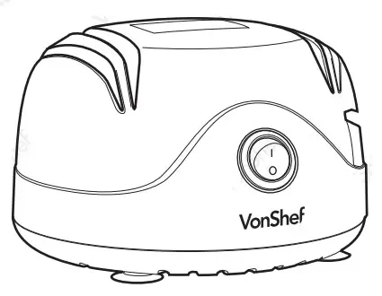 VonShef 2013247 Electric Knife Sharpener