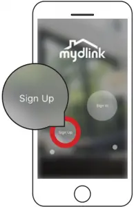 4 - mydlink sign up