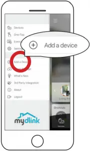 4a - mydlink Add a device