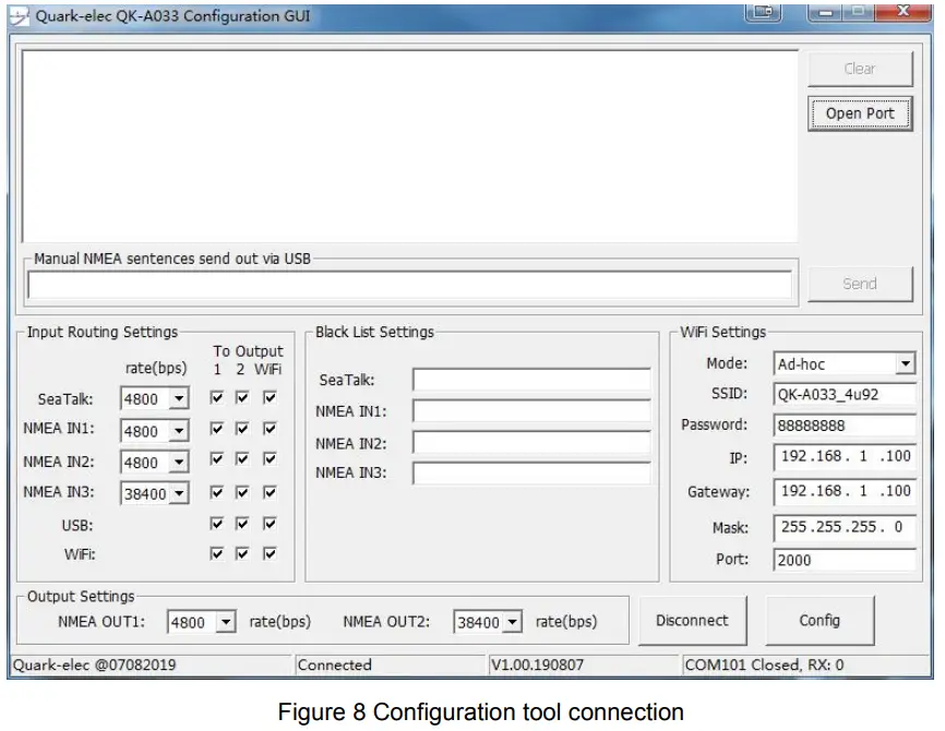 QUARK ELEC QK A033 NMEA 0183 Multiplexer Bi-Directional Routing and FilteringWith SeaTalk Converter -fig11
