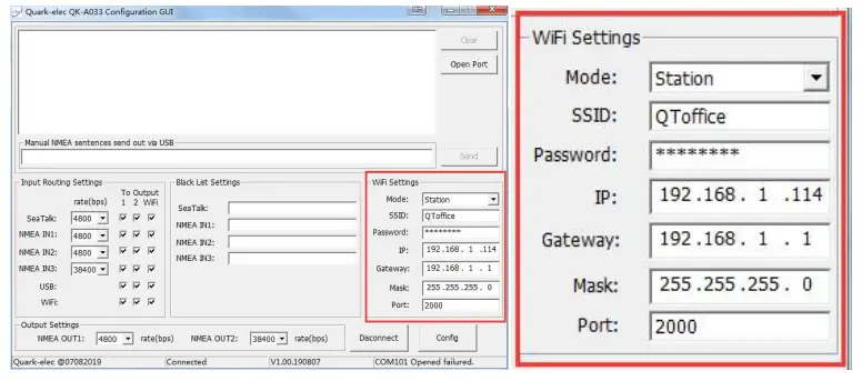 QUARK ELEC QK A033 NMEA 0183 Multiplexer Bi-Directional Routing and FilteringWith SeaTalk Converter -fig13