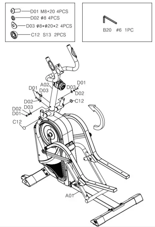 Sunny SF-E3919 PREMIUM CARDIO CLIMBER-5