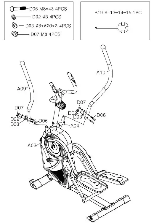 Sunny SF-E3919 PREMIUM CARDIO CLIMBER-7