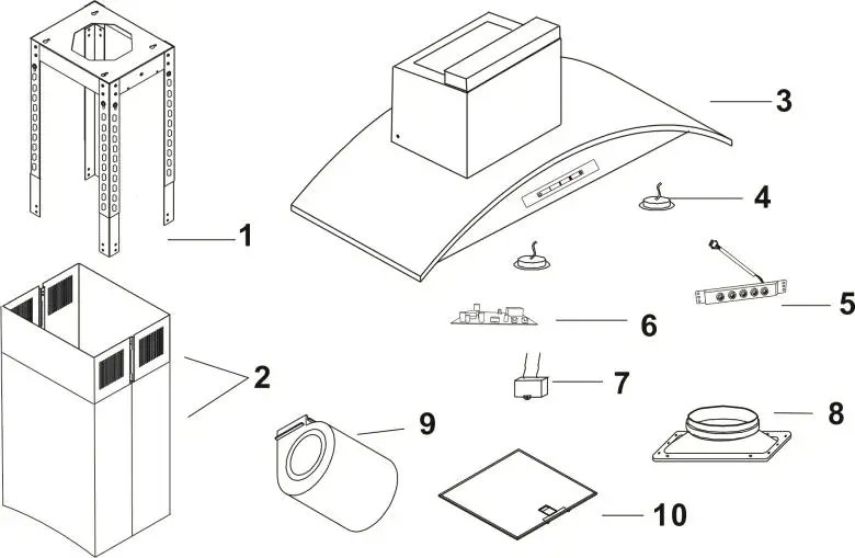 WINDSTERHOOD Windster Hoods - PART LIST REPLACEMENT