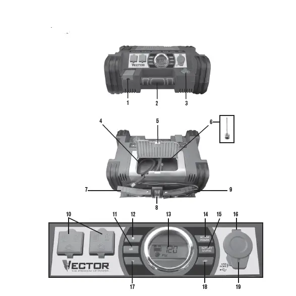 vector professional power station product features