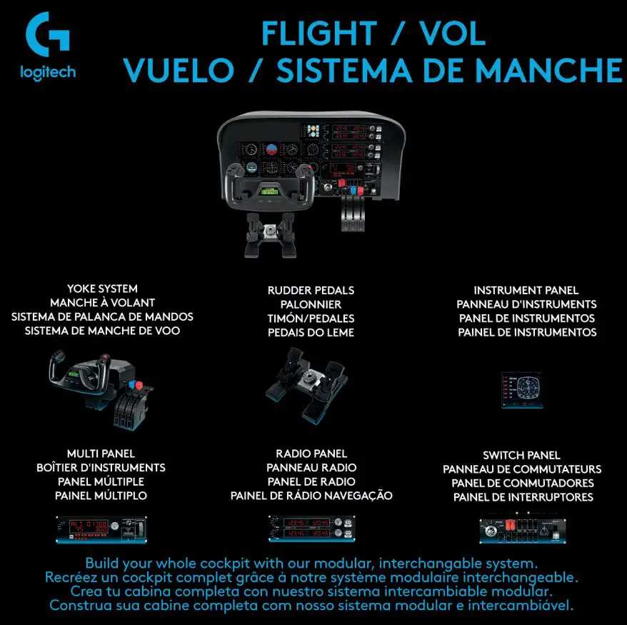 logitech Professional Multi-Instrument LCD Panel Simulation Controller User Guide - Product Overview