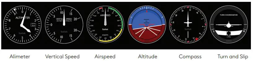 logitech Professional Multi-Instrument LCD Panel Simulation Controller User Guide - Screen displays