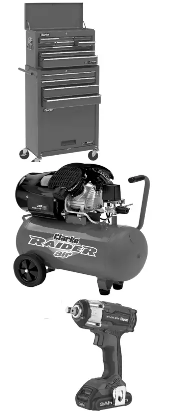 Clarke CAT154 1 Inch Air Impact Wrench - fig 11