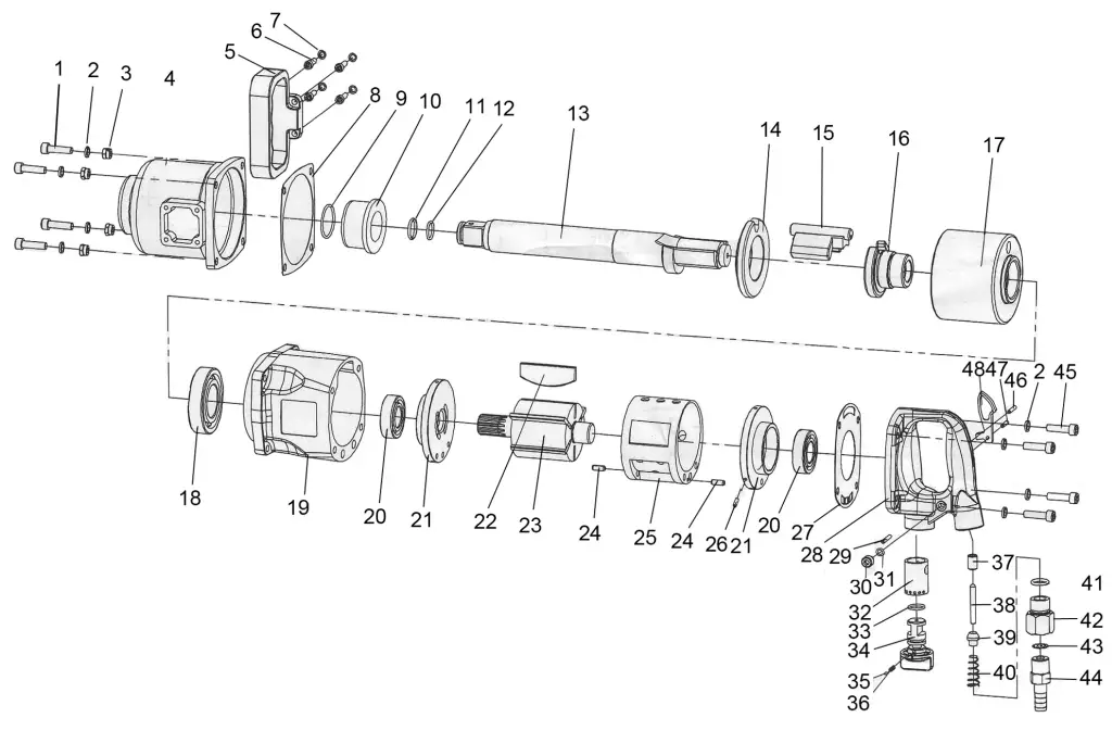 Clarke CAT154 1 Inch Air Impact Wrench - fig 9