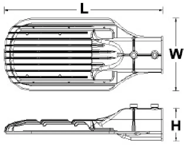 V-TAC LED Streetlight-- starting the installation