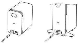 Connecting the system and powering on