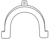 FISHER and PAYKEL 4 Drain hose guide