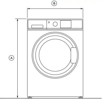 FISHER and PAYKEL B PRODUCT DIMENSIONS 1