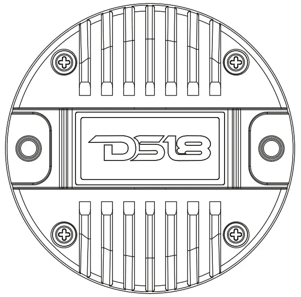 DS18 PRO-DRN2 3-Inch Titanium Voice Coil Bolt-On Compression Driver With Neodymium Magnet