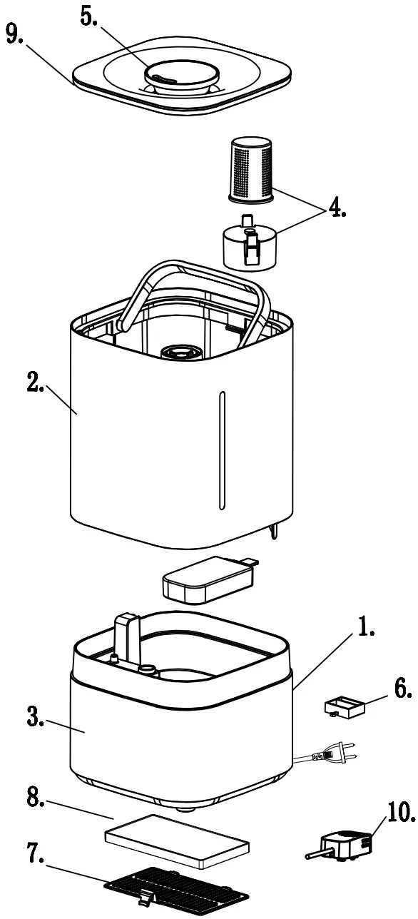 BLAUPUNKT AHS701 Air Humidifier - Overview