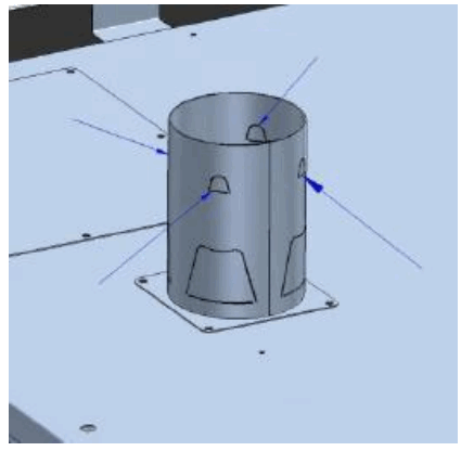 ggm gastro 20707000 6 Burners Gas Stove Static Electric Oven - 12