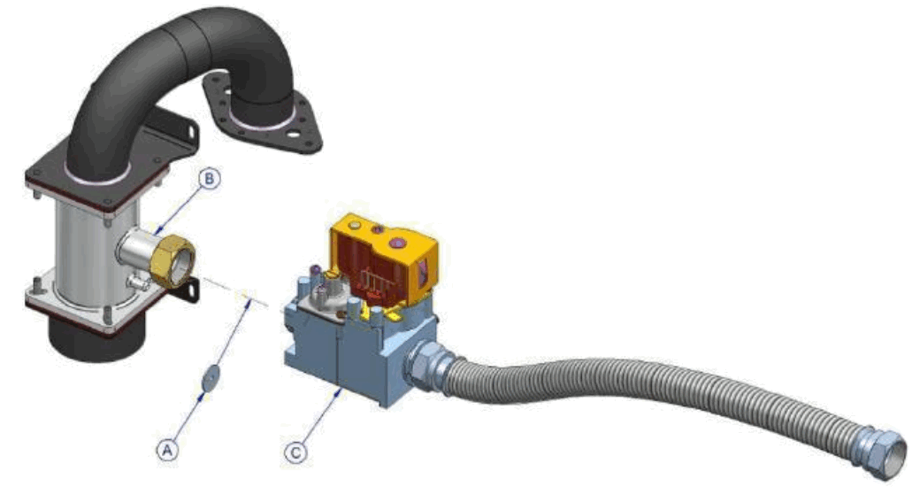 ggm gastro 20707000 6 Burners Gas Stove Static Electric Oven - 15