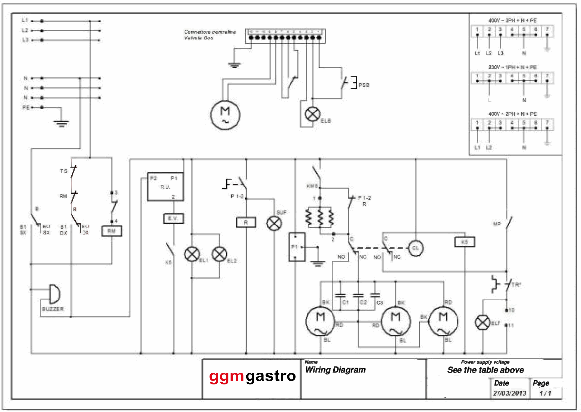 ggm gastro 20707000 6 Burners Gas Stove Static Electric Oven - 24