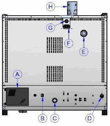 ggm gastro 20707000 6 Burners Gas Stove Static Electric Oven - 3